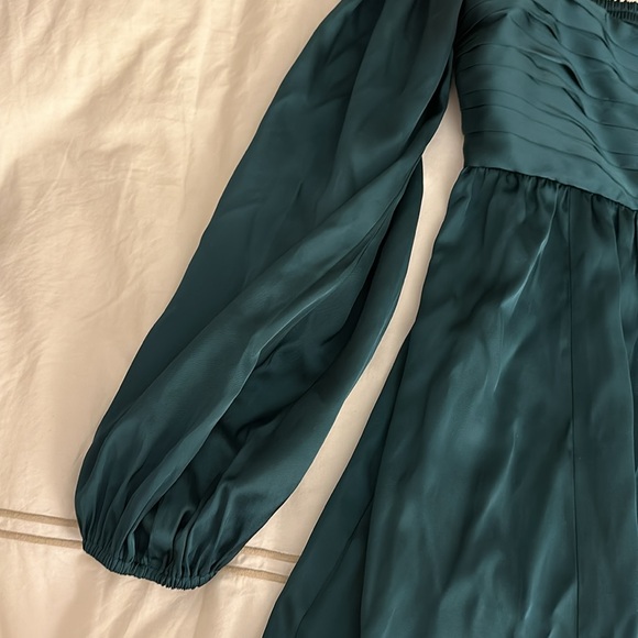 Abercrombie Emerson Balloon Sleeve Babydoll Mini Dress - Picture 6 of 9